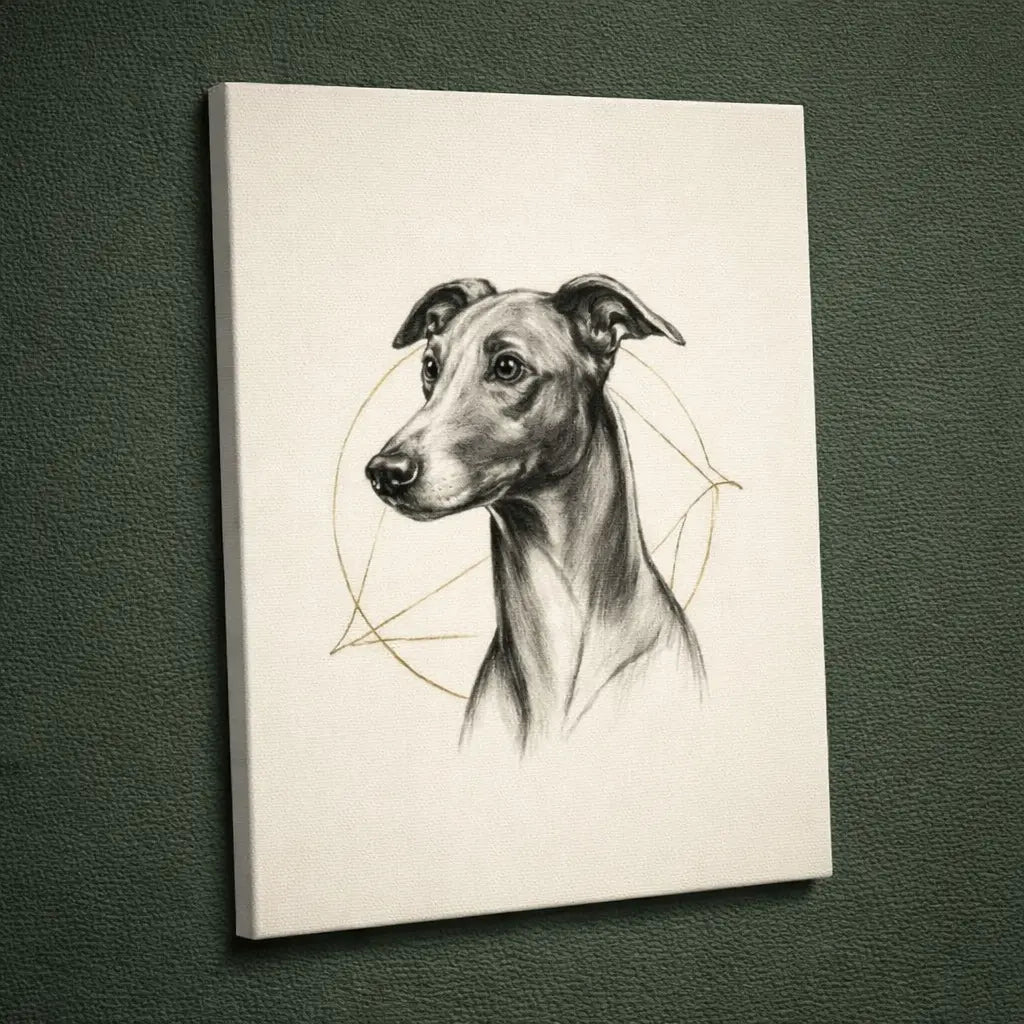 Modern Minimalist Pet Portrait — Timeless & Refined Nazpaw