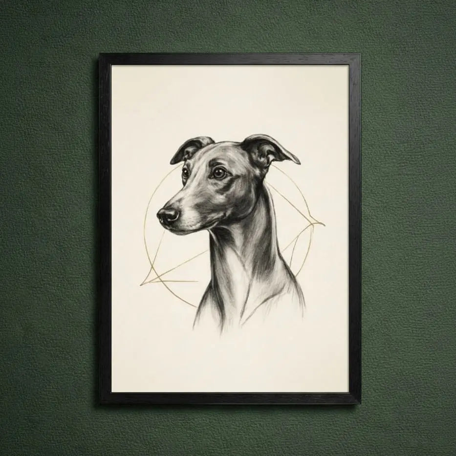 Modern Minimalist Pet Portrait — Timeless & Refined Nazpaw