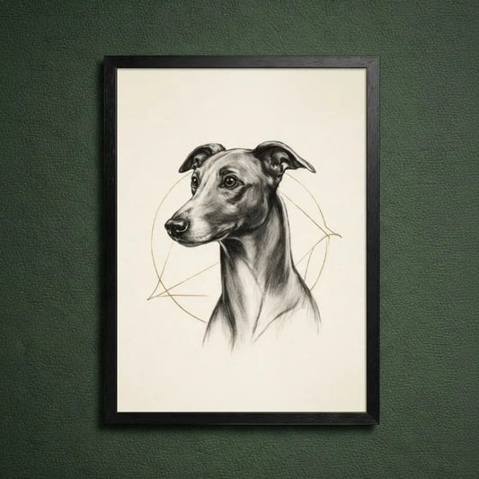 Modern Minimalist Pet Portrait — Timeless & Refined Nazpaw