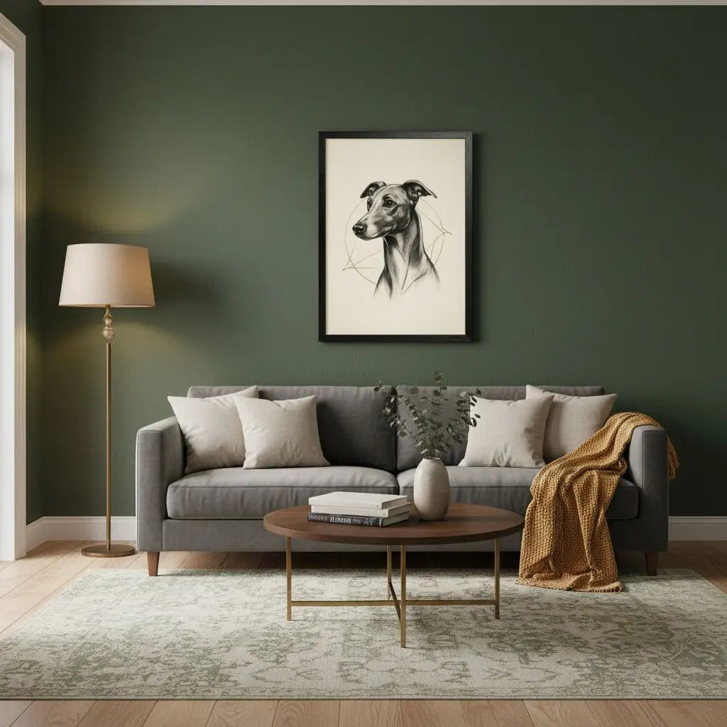 Modern Minimalist Pet Portrait — Timeless & Refined Nazpaw