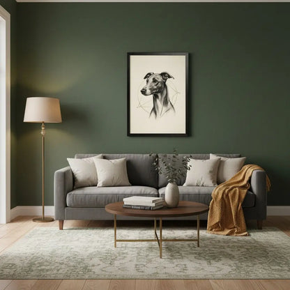 Modern Minimalist Pet Portrait — Timeless & Refined Nazpaw